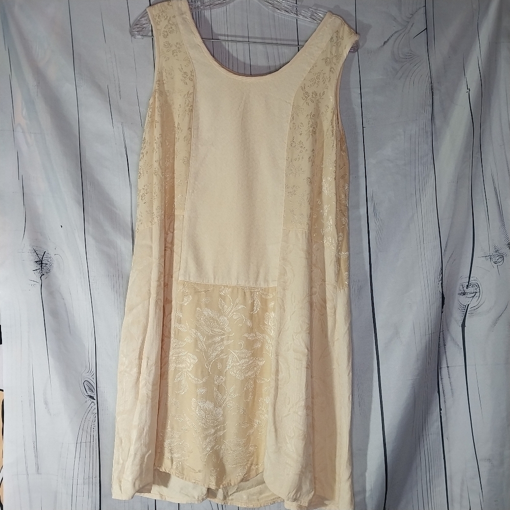 Citron Santa Monica Sleeveless Lightweight Boho Hippie Minimalist Dress